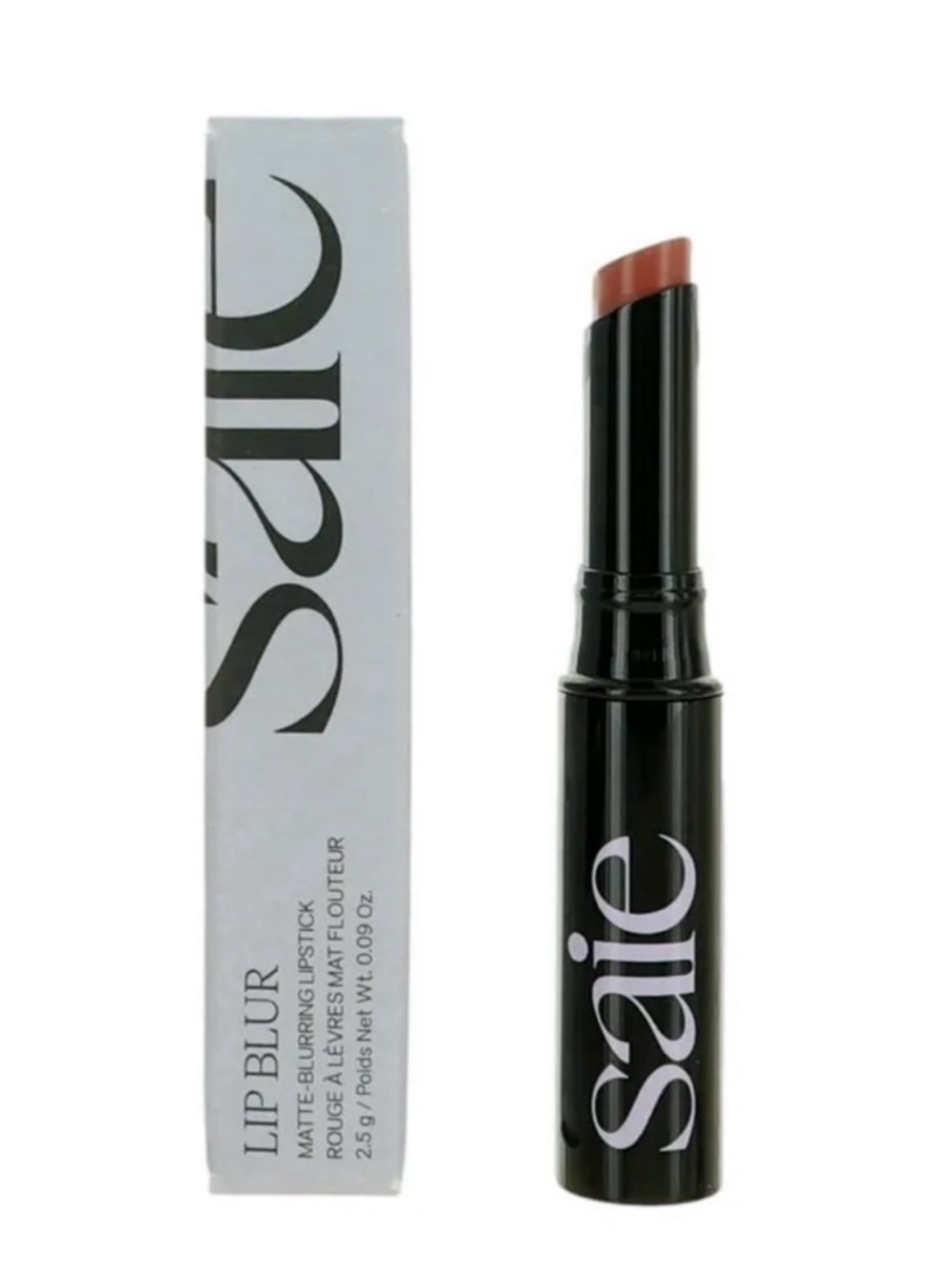Saie Lip Blur by Saie, 0.09 oz Matte-Blurring Lipstick - Dada